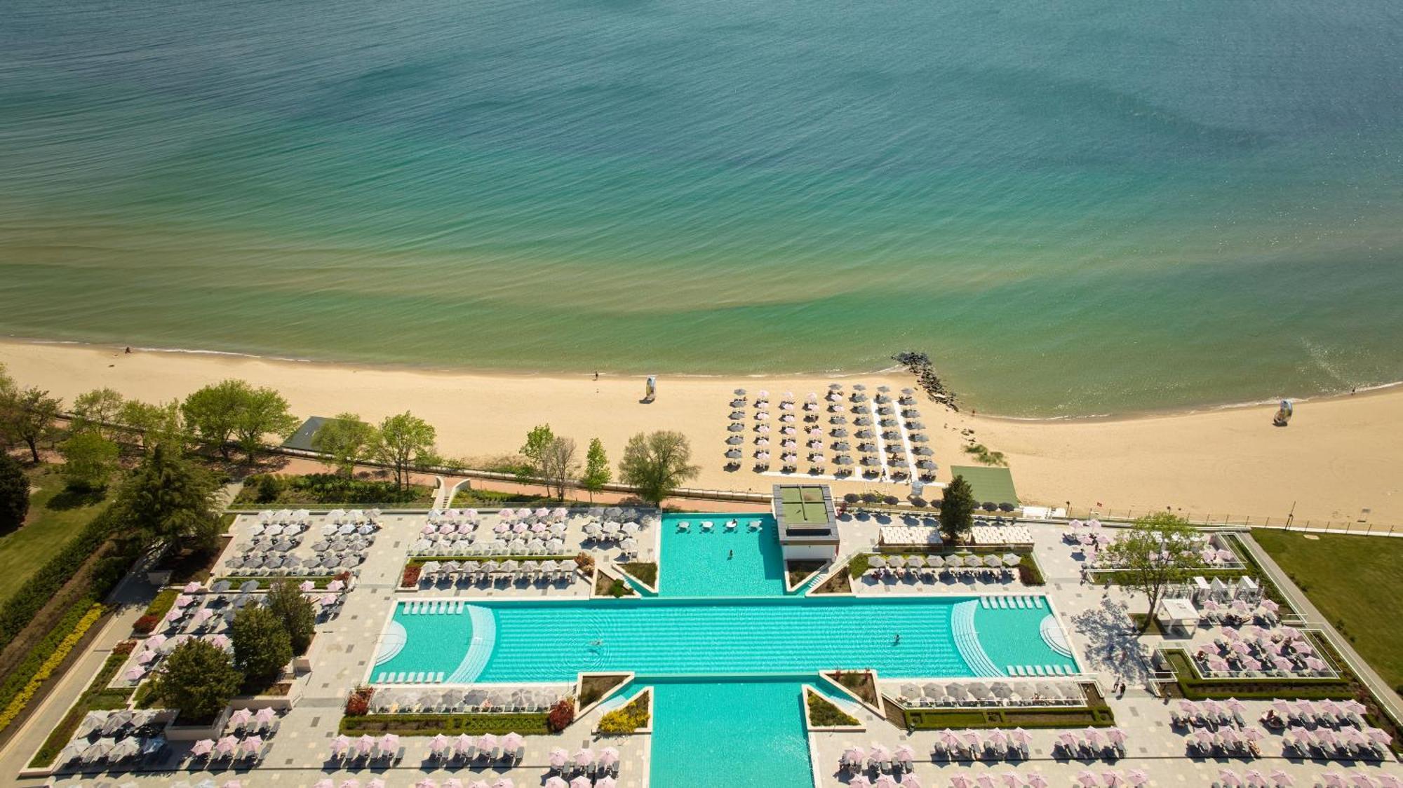Secrets Sunny Beach Resort & Spa (Adults Only) Exterior photo Aerial view of the beach